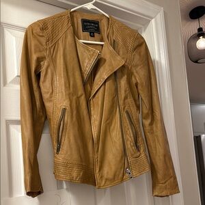 Lucky Brand Tan Leather Jacket